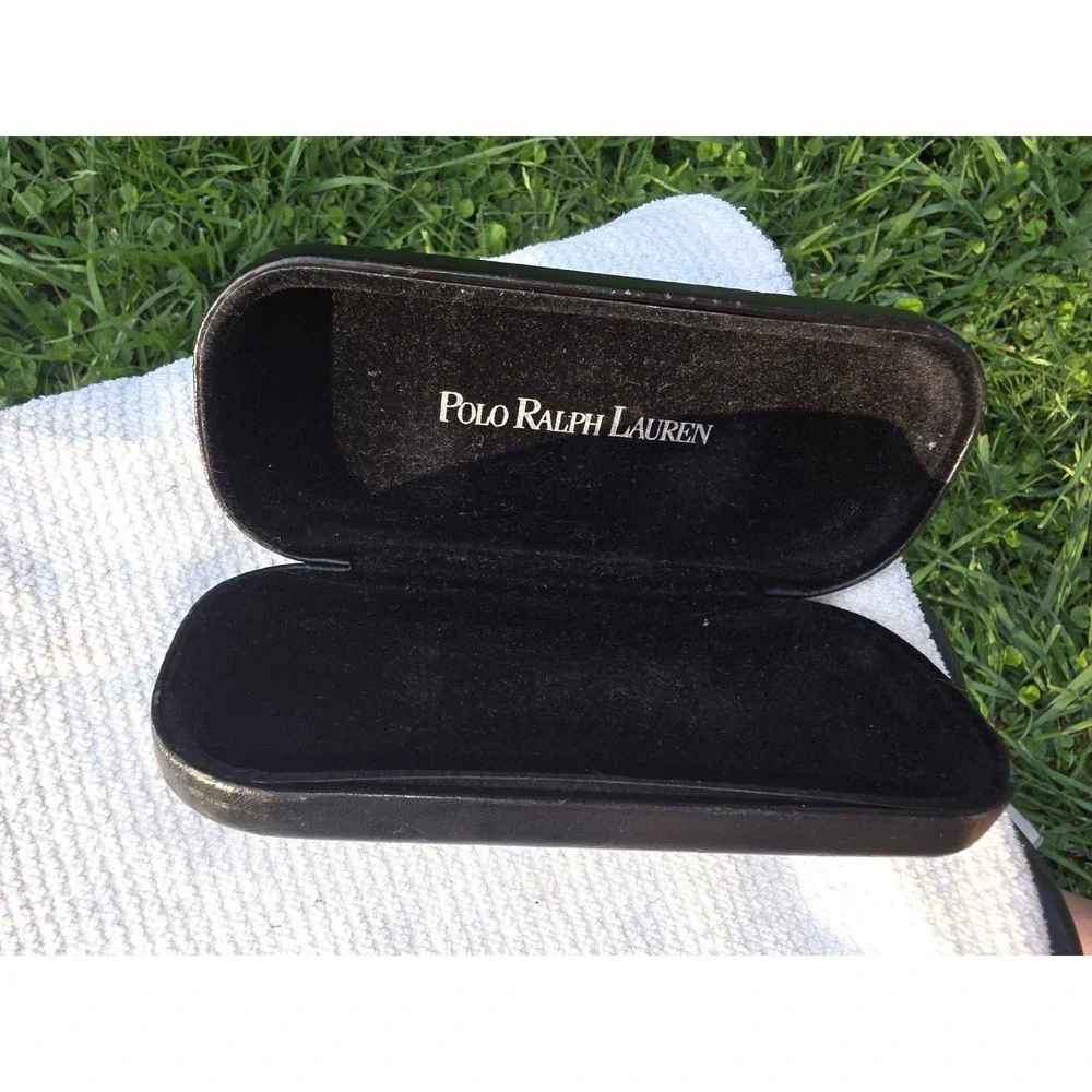 POLO RALPH LAUREN SUNGLASSES EYEGLASSES OPTICAL BLACK SMALL CASE ONLY